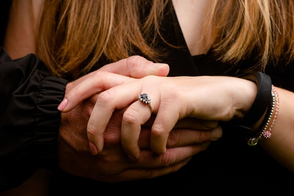 Engagements portfolio - a close up of an Engagement ring